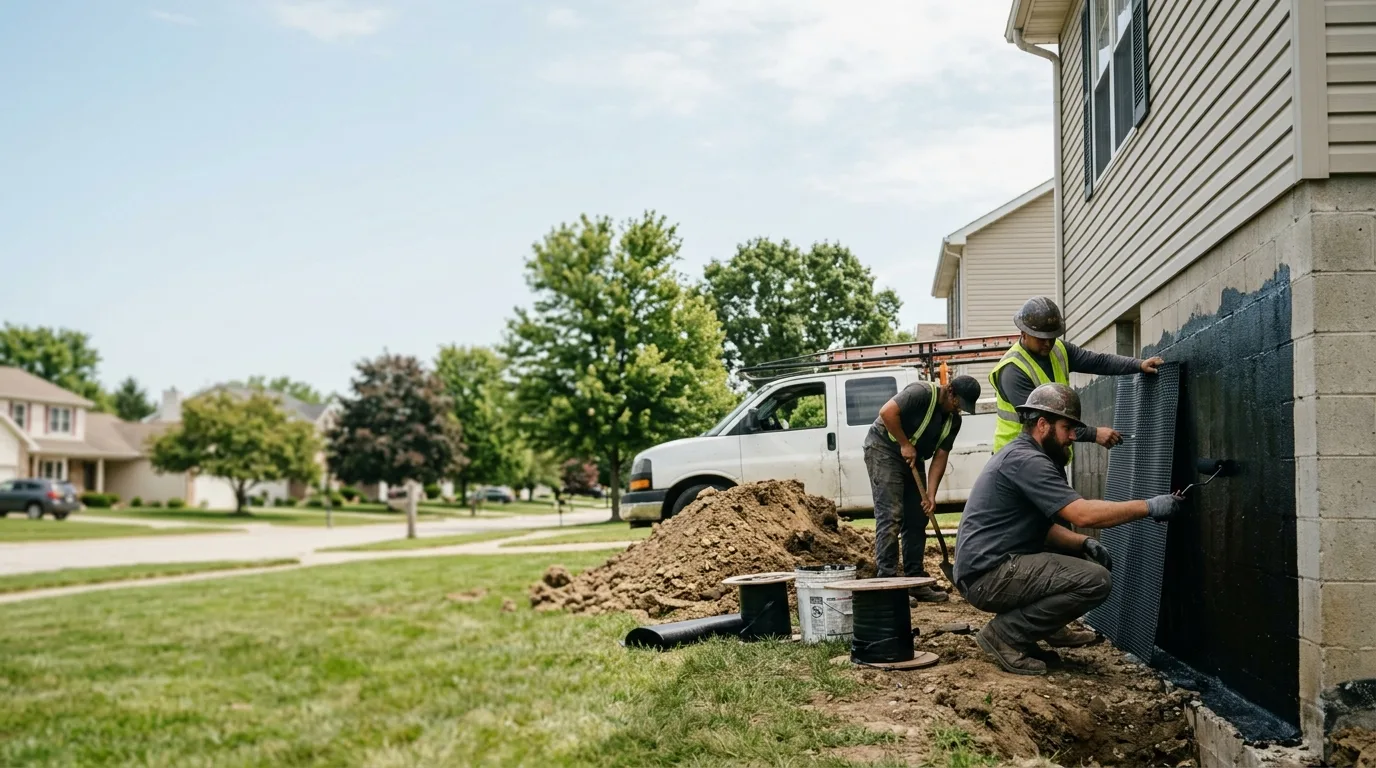 Basement Waterproofing in Yoder, IN near me